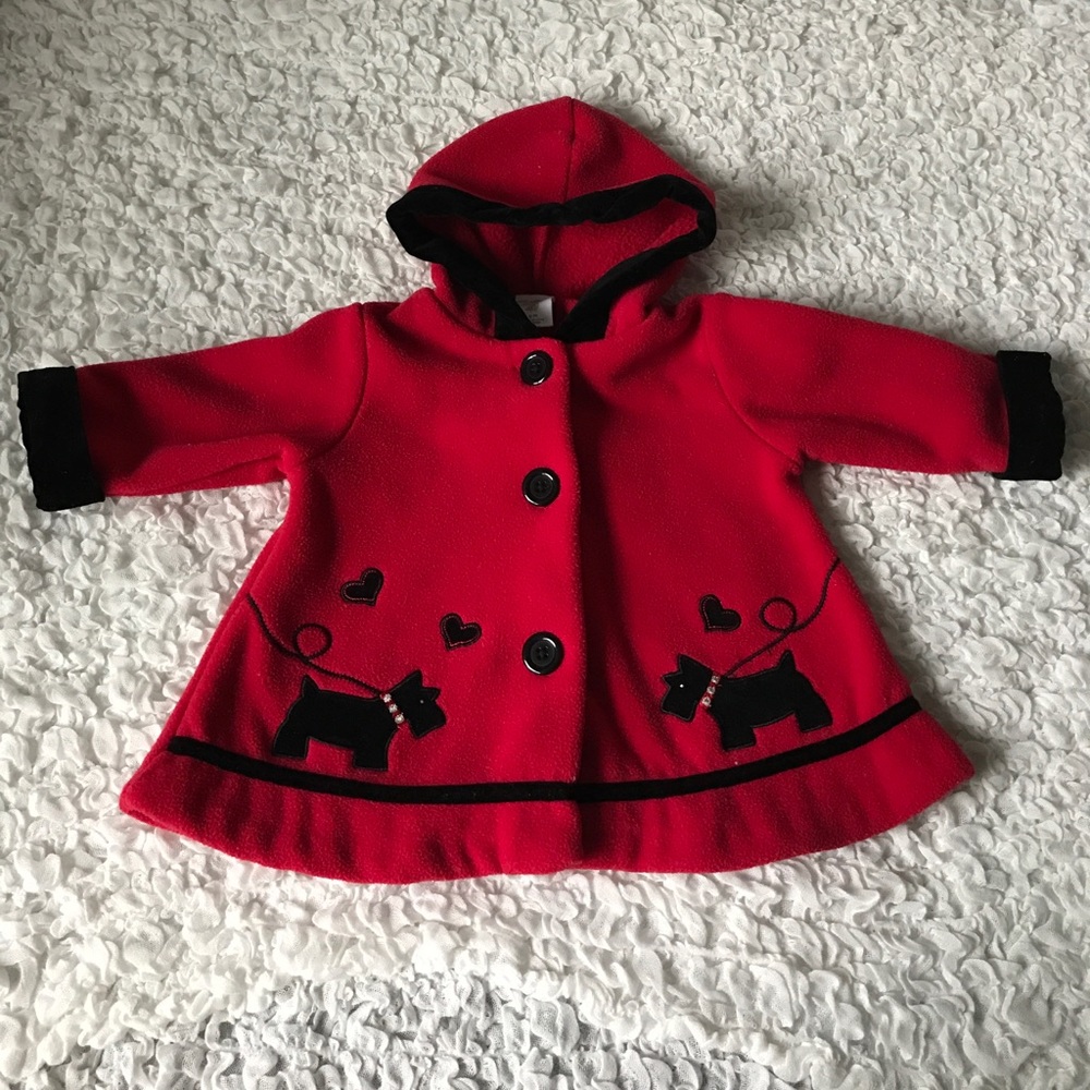 Red Baby Girl coat