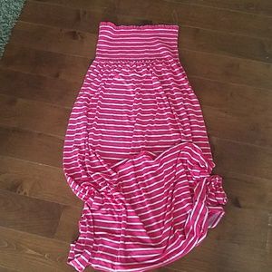 Stripped maxi dress