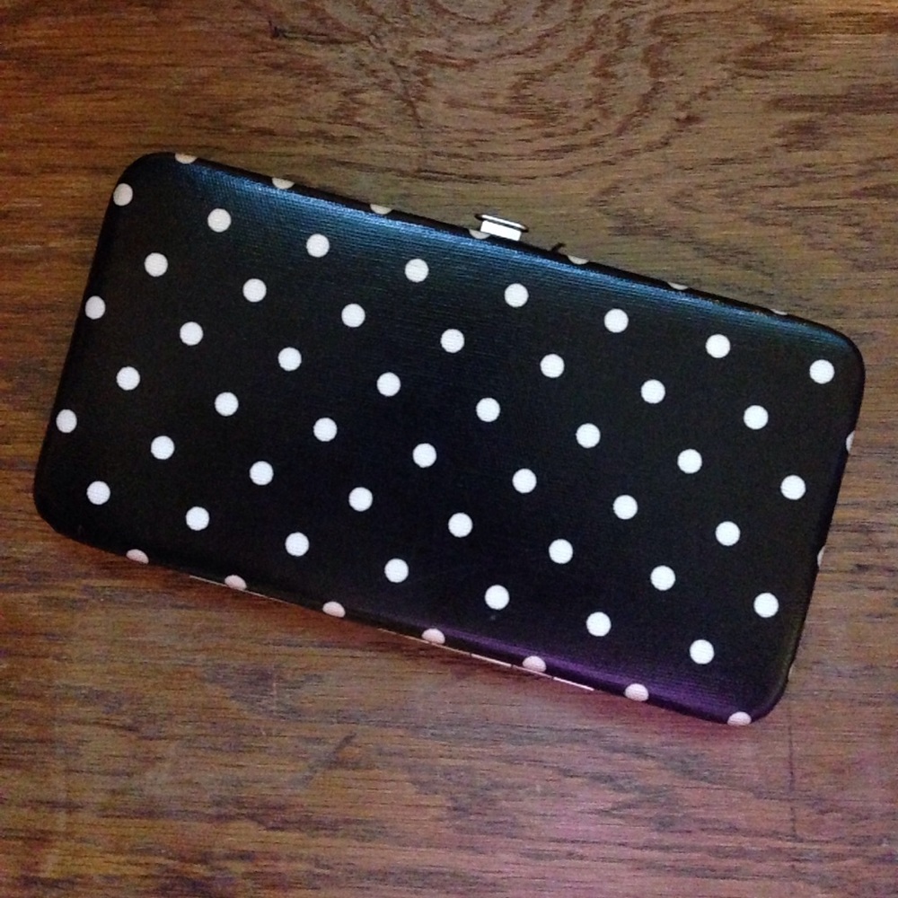 Black n White Polka Dot Wallet from Target