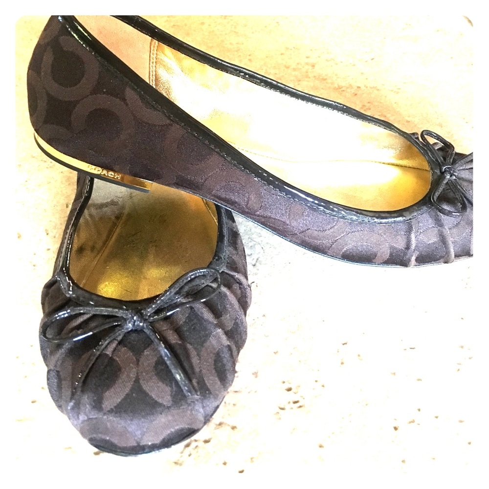 Coach slipon flats