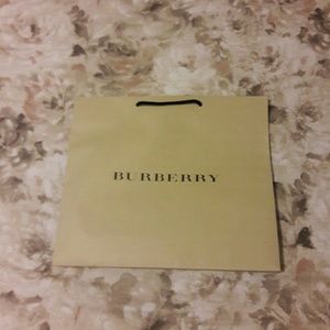 Burberry gift bag