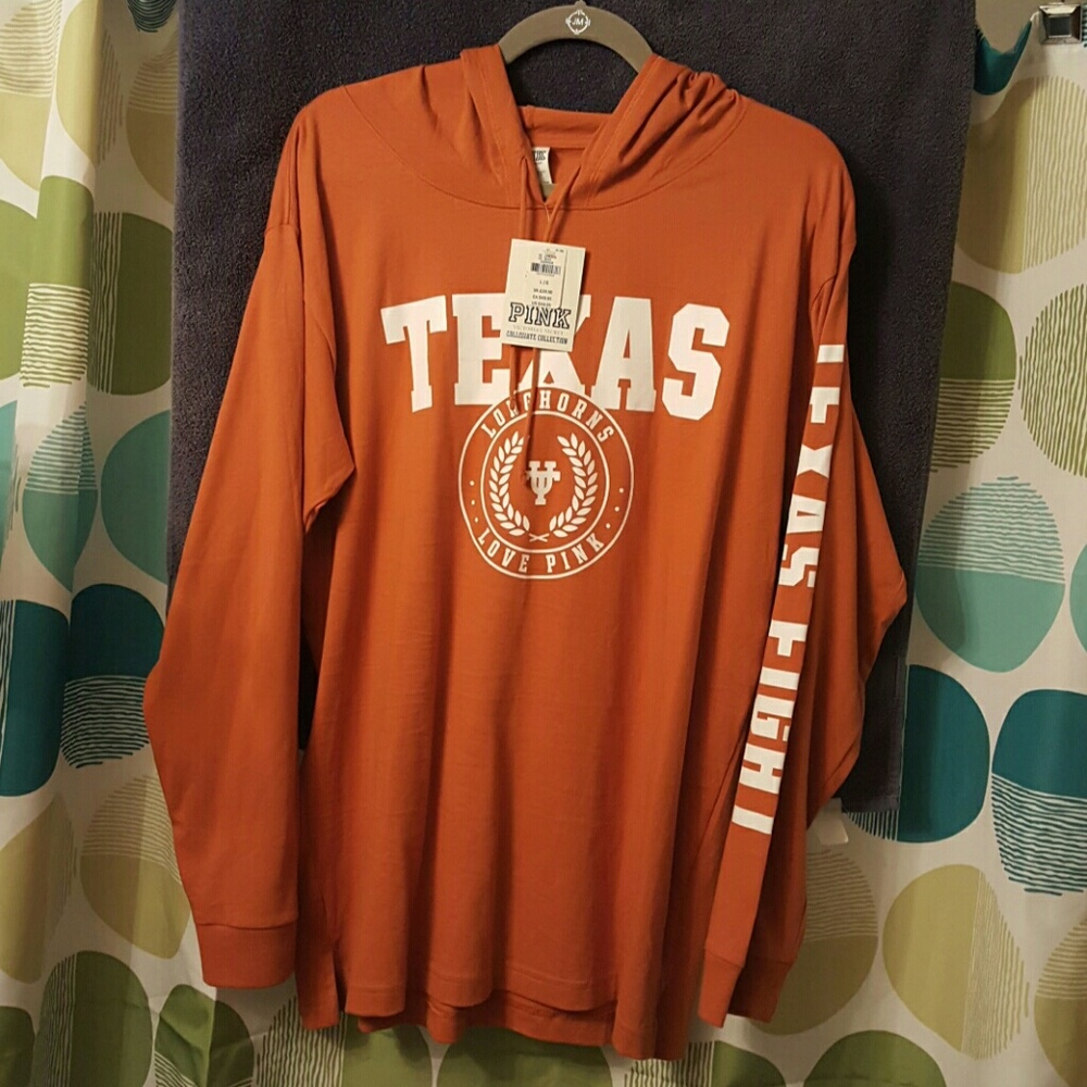 VS Pink longhorn crew