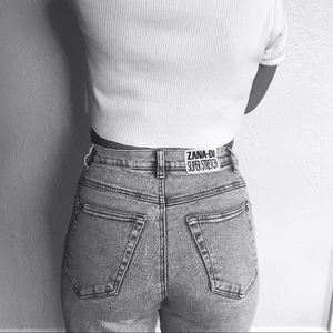 Zana-di super stretch acid wash jeans