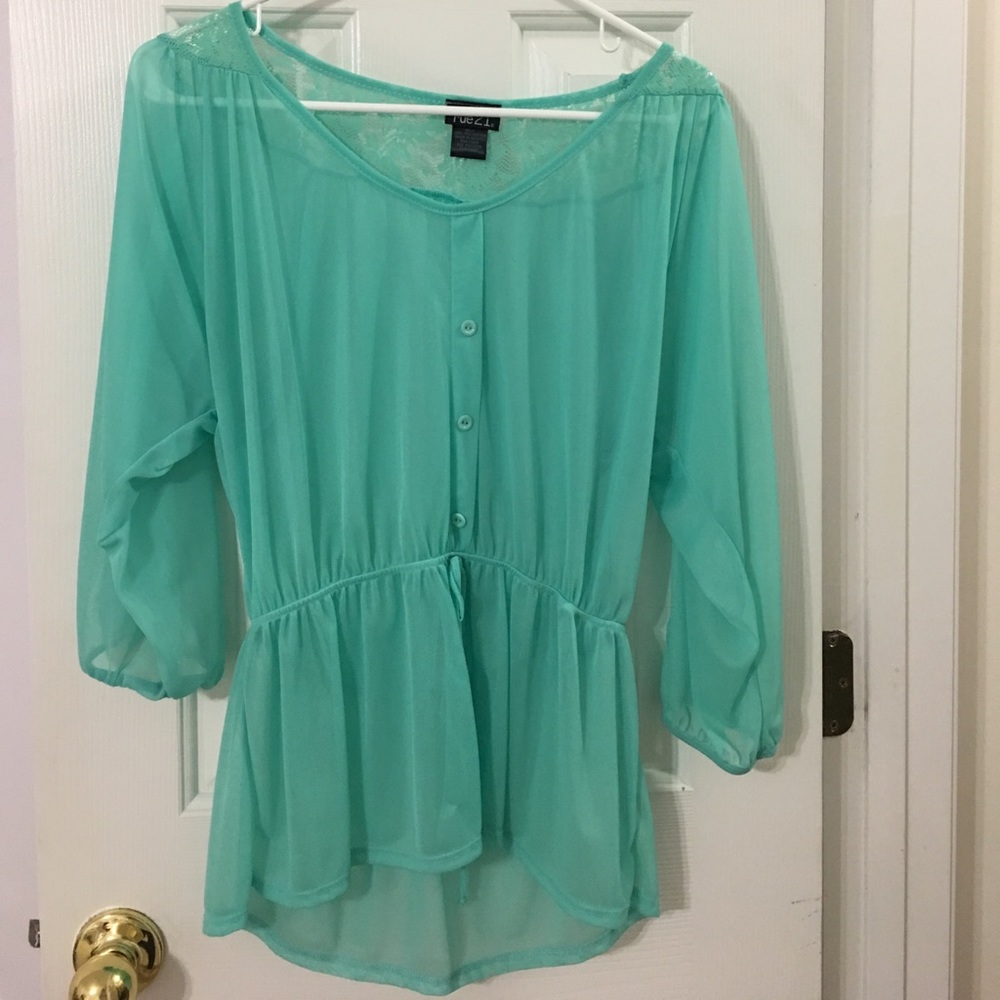 A chiffon blouse