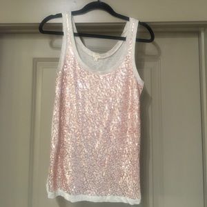 J. Crew sequin tank