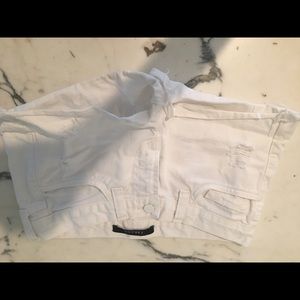 White j brand short shorts