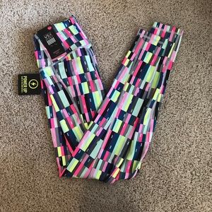 Victoria's Secret VSX multicolor knockout tights