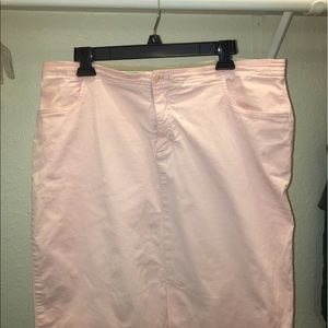 Cotton Knee Length Skirt