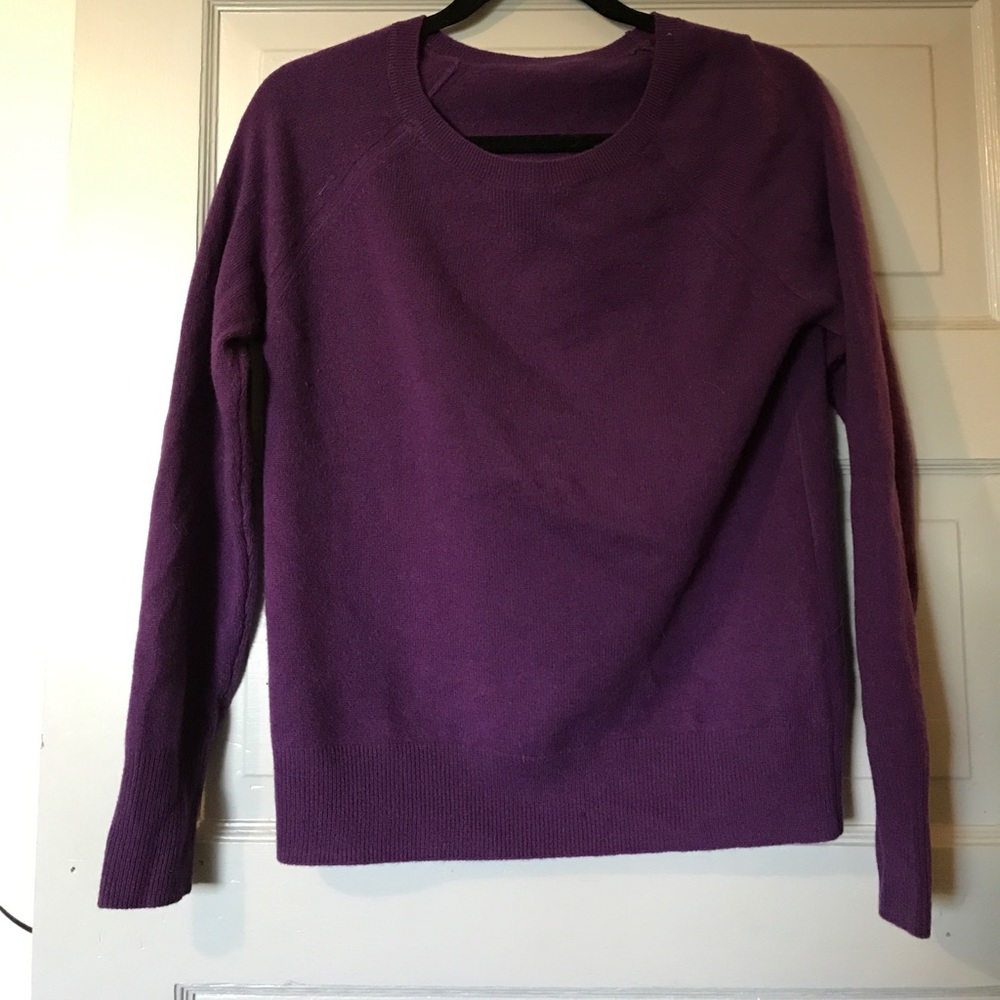 SOLD Purple cashmere sweater