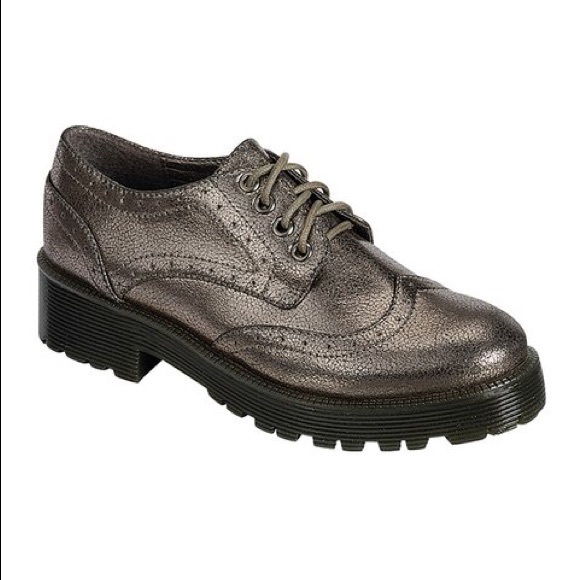 pewter brogues