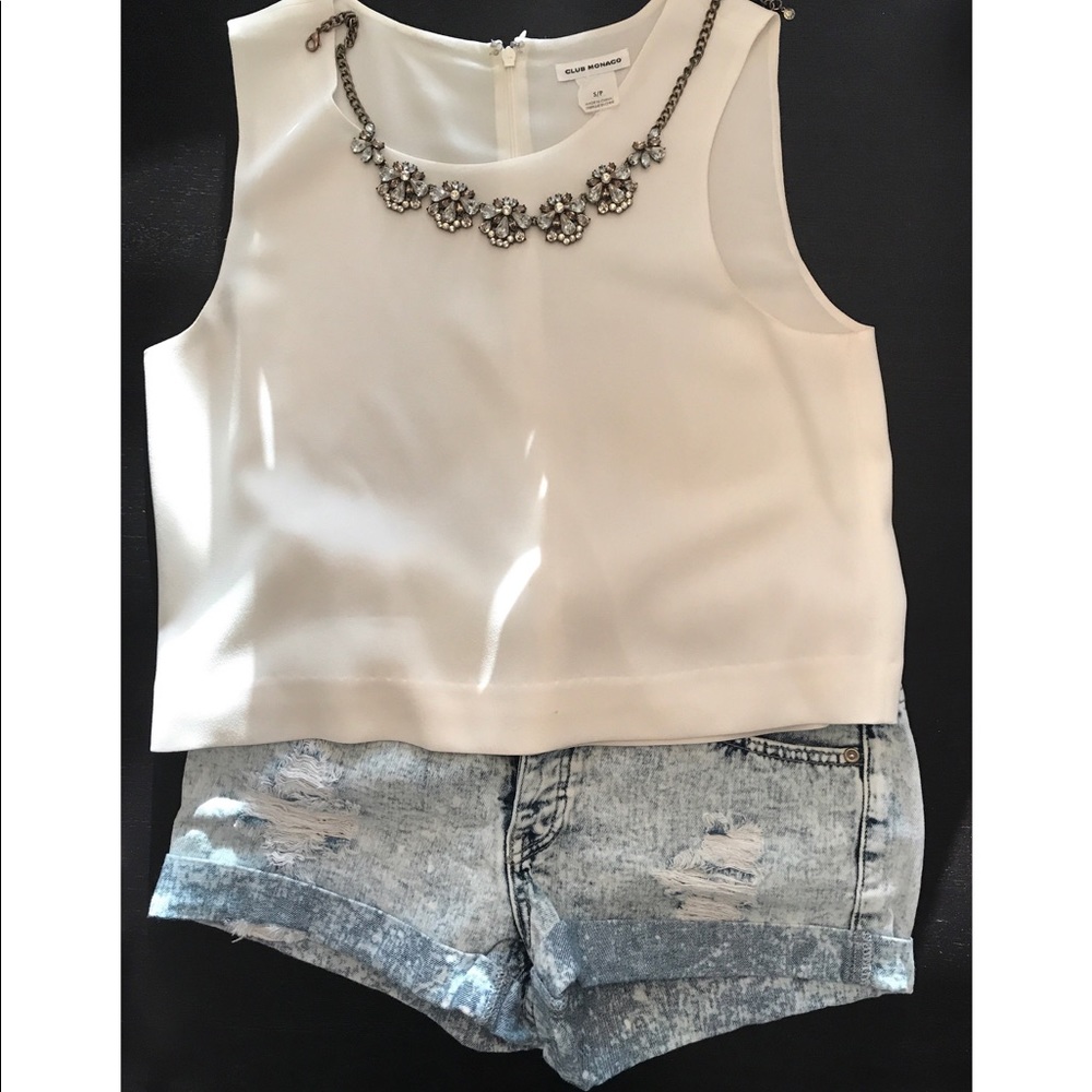 Forever 21 acid wash shorts
