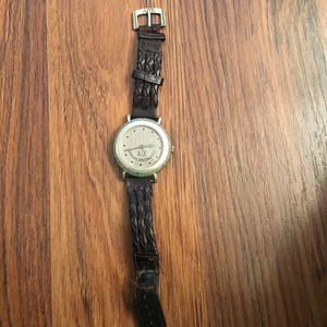 Armani exchange vintage watch and leather strap
