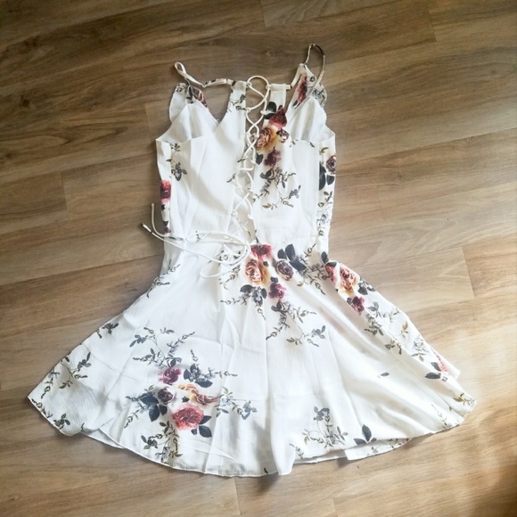 Aline Ruffle Floral Summer Dress - Picture 6 of 7