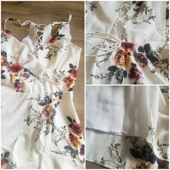 Aline Ruffle Floral Summer Dress - Picture 7 of 7