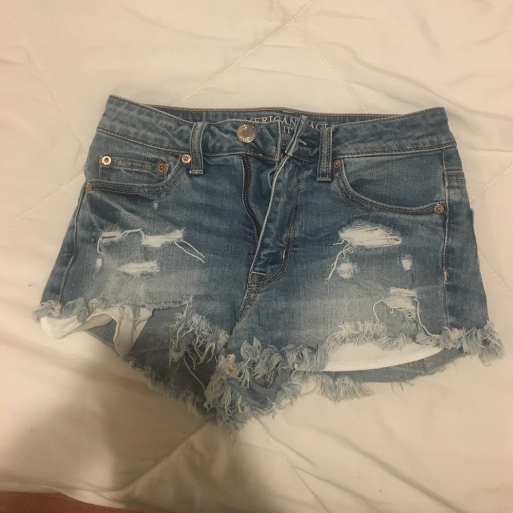 High waisted American eagle shorts