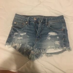High waisted American eagle shorts