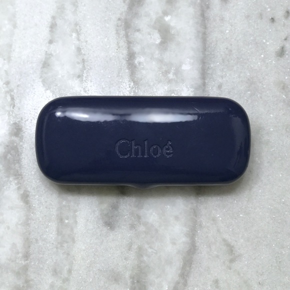 Chloe' Blue Hardshell Sunglasses Case - Picture 3 of 4