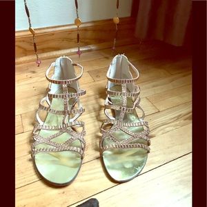 Vince Camuto Emera Gladiator -french gold metallic