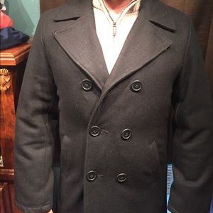 Men's pea coat