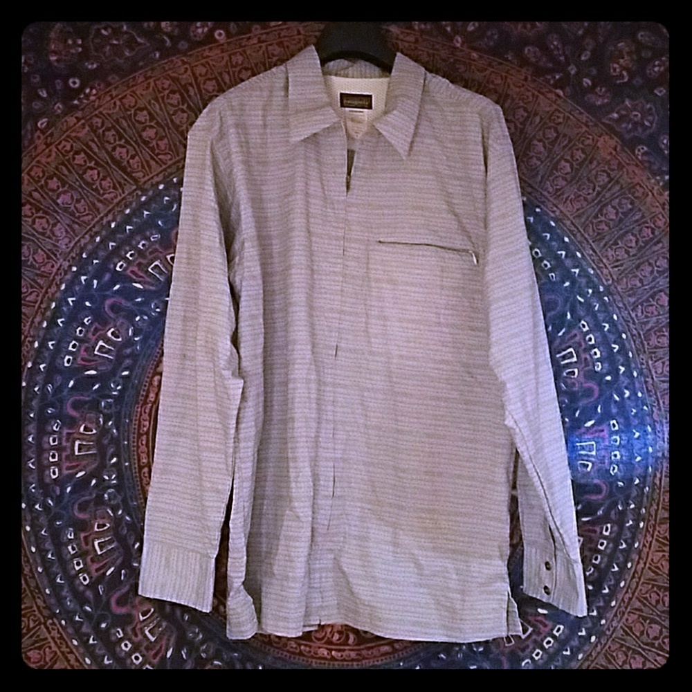 Zip up Patagonia dress shirt
