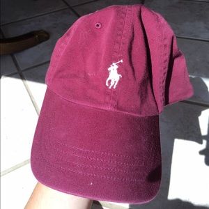 Ralph Lauren Maroon Hat