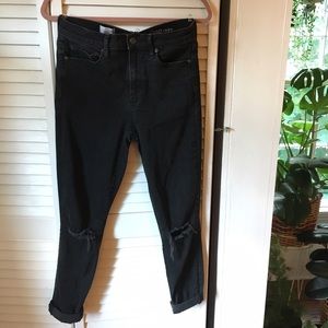 Gap Resolution True Skinny High Rise black jeans