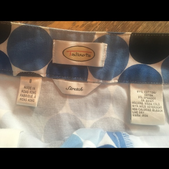 Talbots size 8 denim skirt - Picture 3 of 3