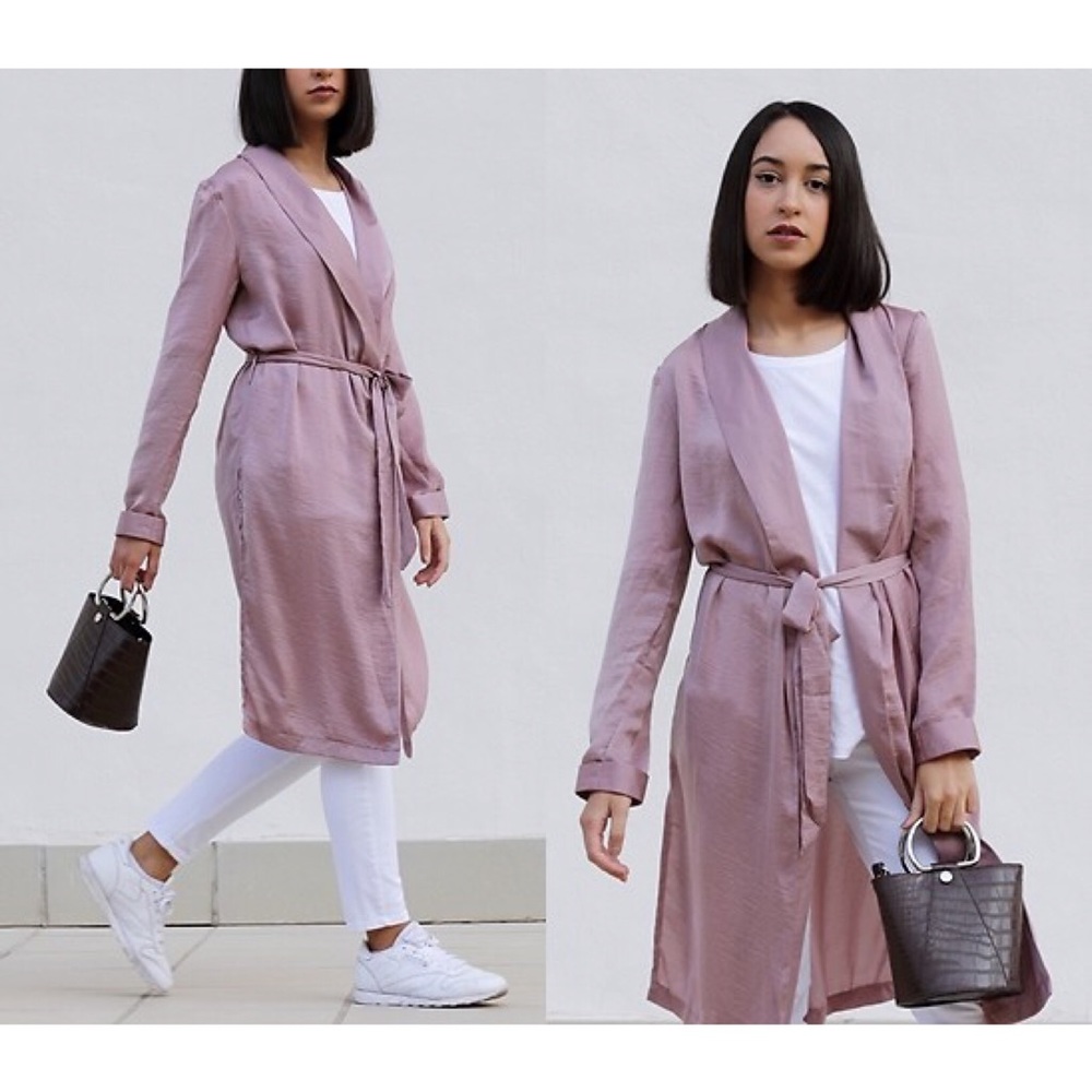 🌈closing in 1 day! Missguided dusty pink duster