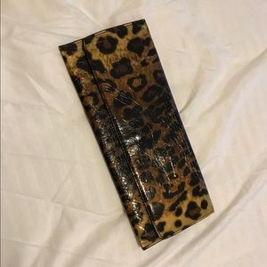 Leopard Print Clutch