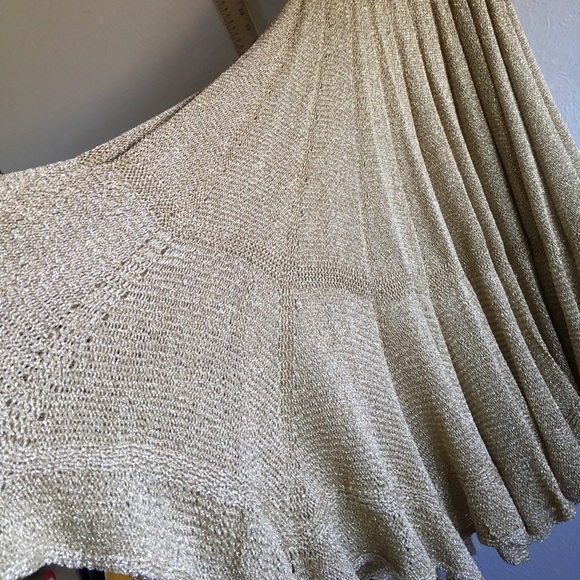 SA stunning gold stretchy evening skirt dress 👗 - Picture 4 of 7