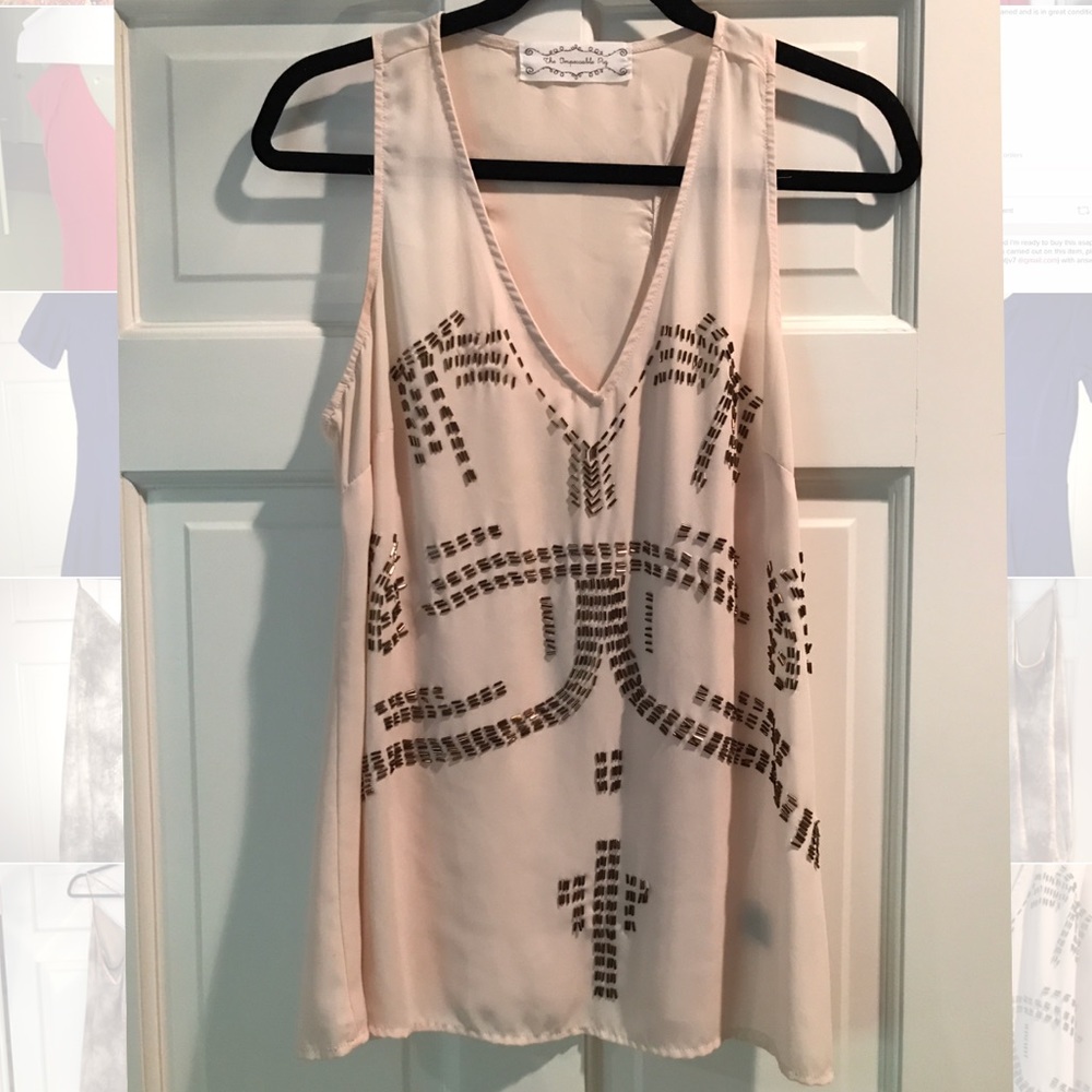 Impeccable Pig beaded top size M/L