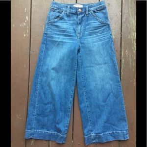 Madewell Wide Leg Crop Jeans