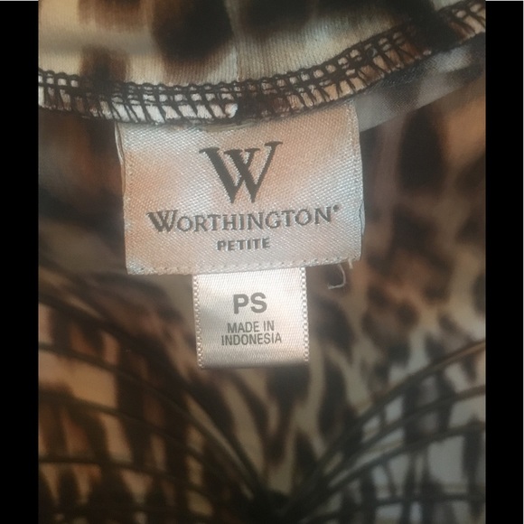 Animal Print dress petite small - Picture 4 of 4