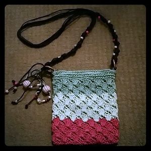 "Beachy" cross-body purse