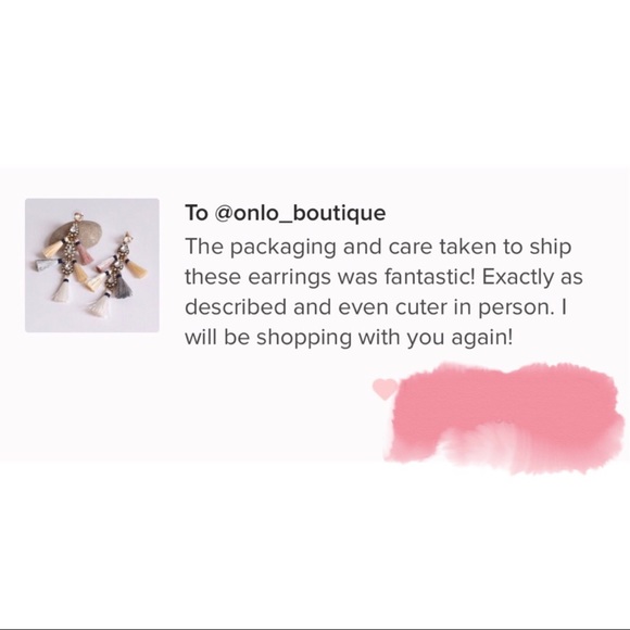 1 Left! Long Glass Tassel Statement Earrings - Picture 6 of 6