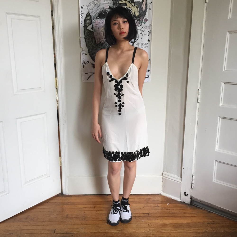 Barbara Bui embellished silk slip dress