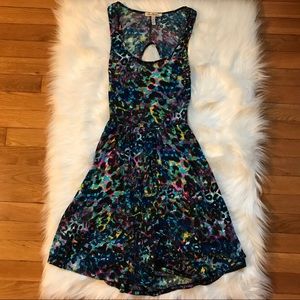 True Freedom Kaleidoscope Open Back Tie Dress