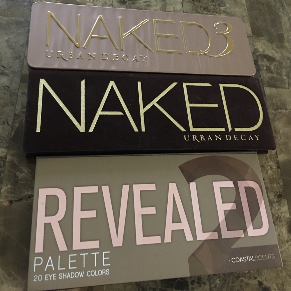 Urban Decay Naked, Naked 3 & Revealed 2 Palettes