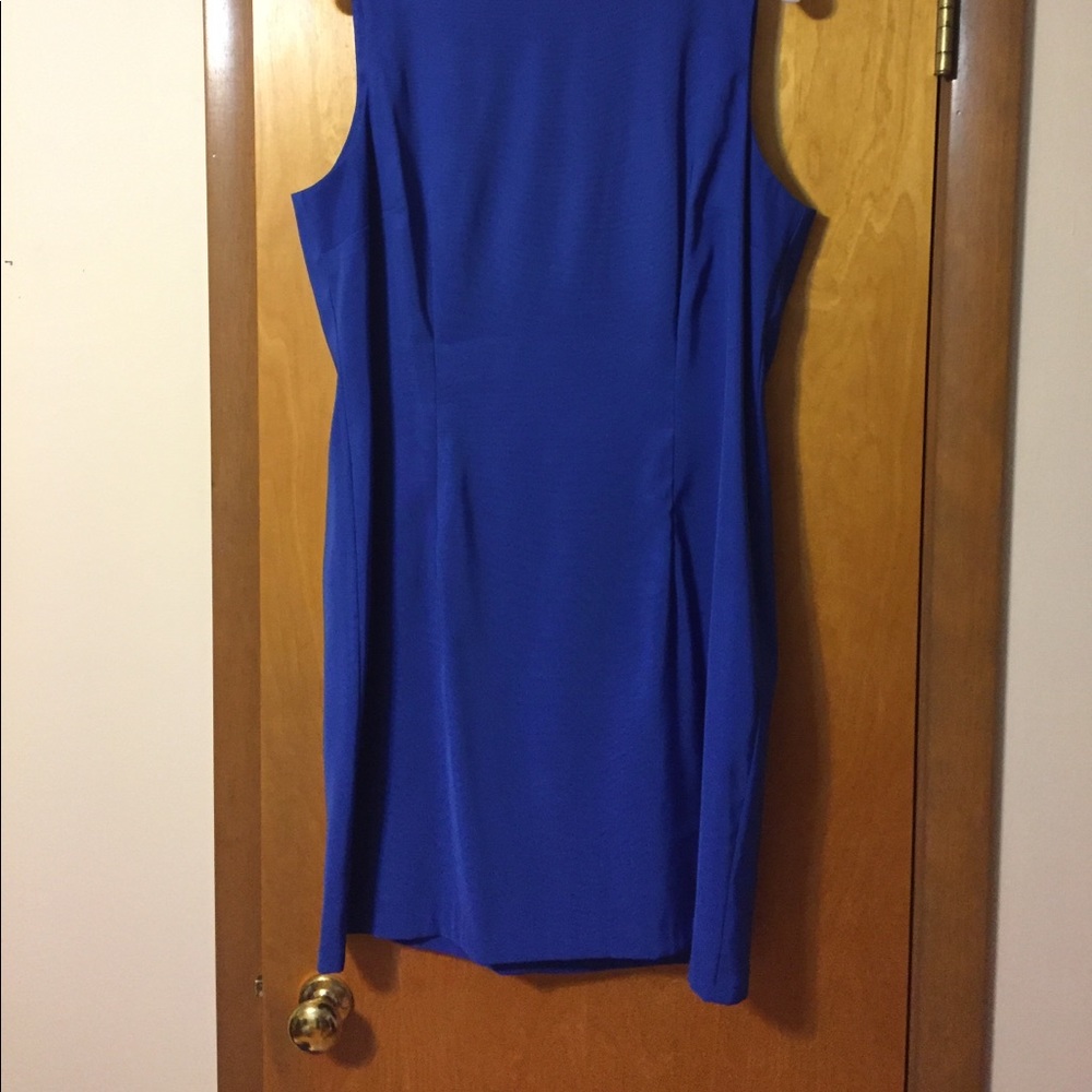 Royal blue dress, size 18