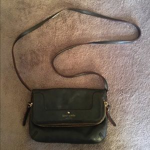 Kate Spade over the shoulder black purse