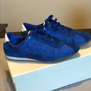 Blue Coach Sneakers