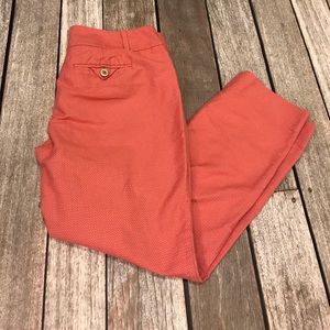 Coral Patterned Capris from The Limited