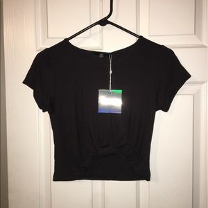Missguided knot crop top