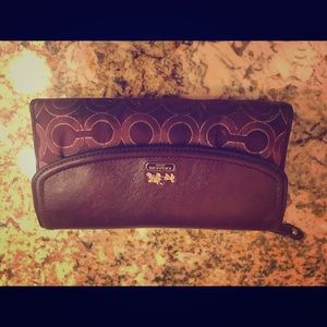 Coach Wallet with Checkbook holder