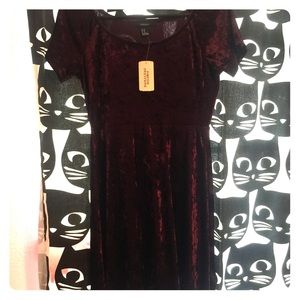 Forever 21 velvet dress