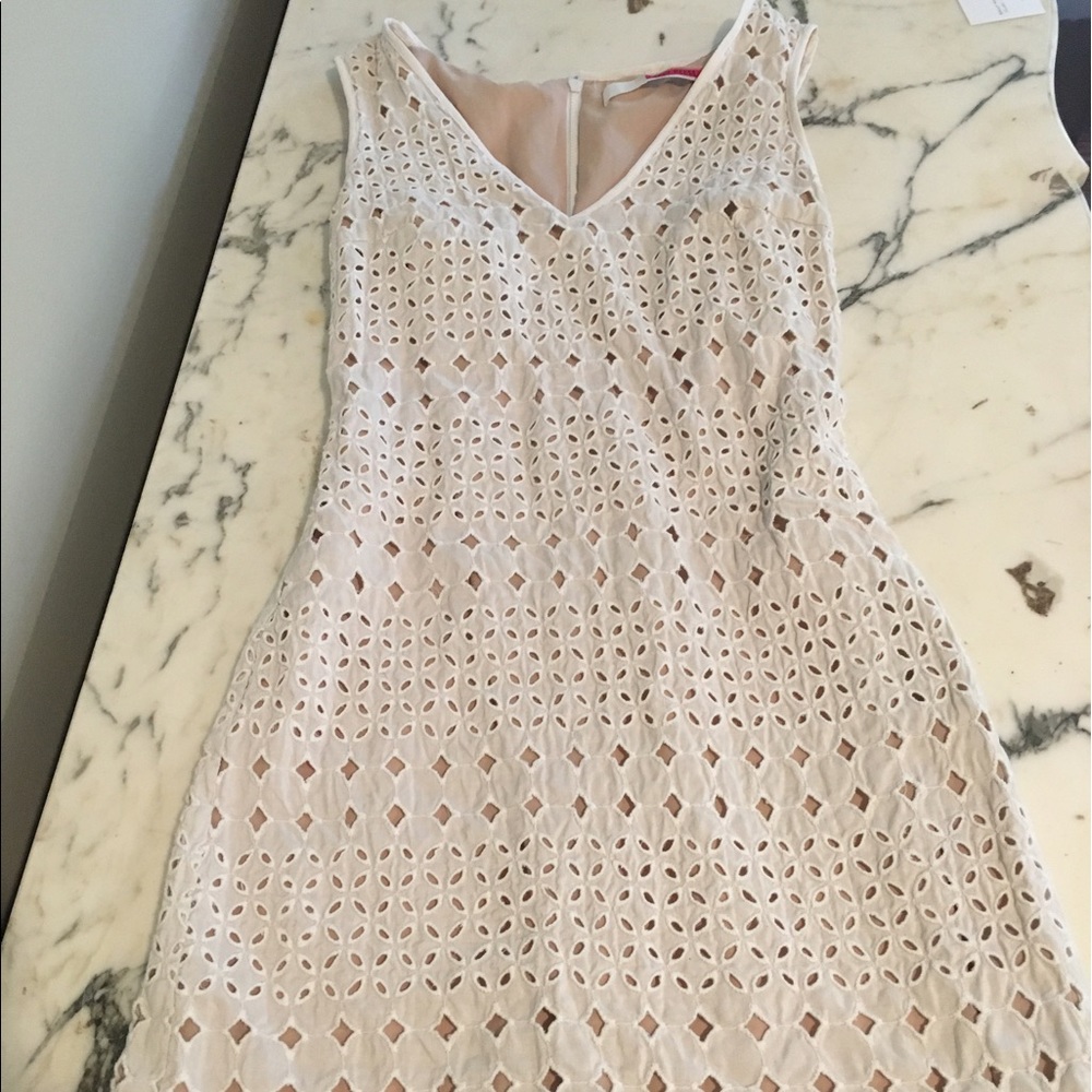 Tracy Reese v neck crochet dress