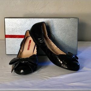Prada Bow Bow Flats