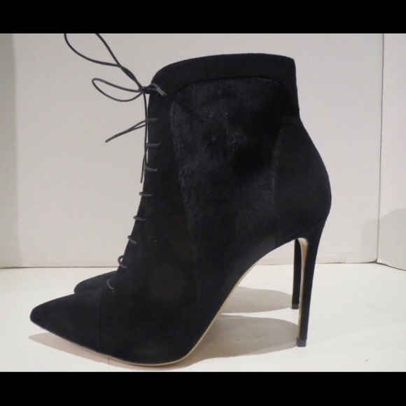 Neil J. Rodgers Leather & Pony ankle Bootie - Picture 8 of 8