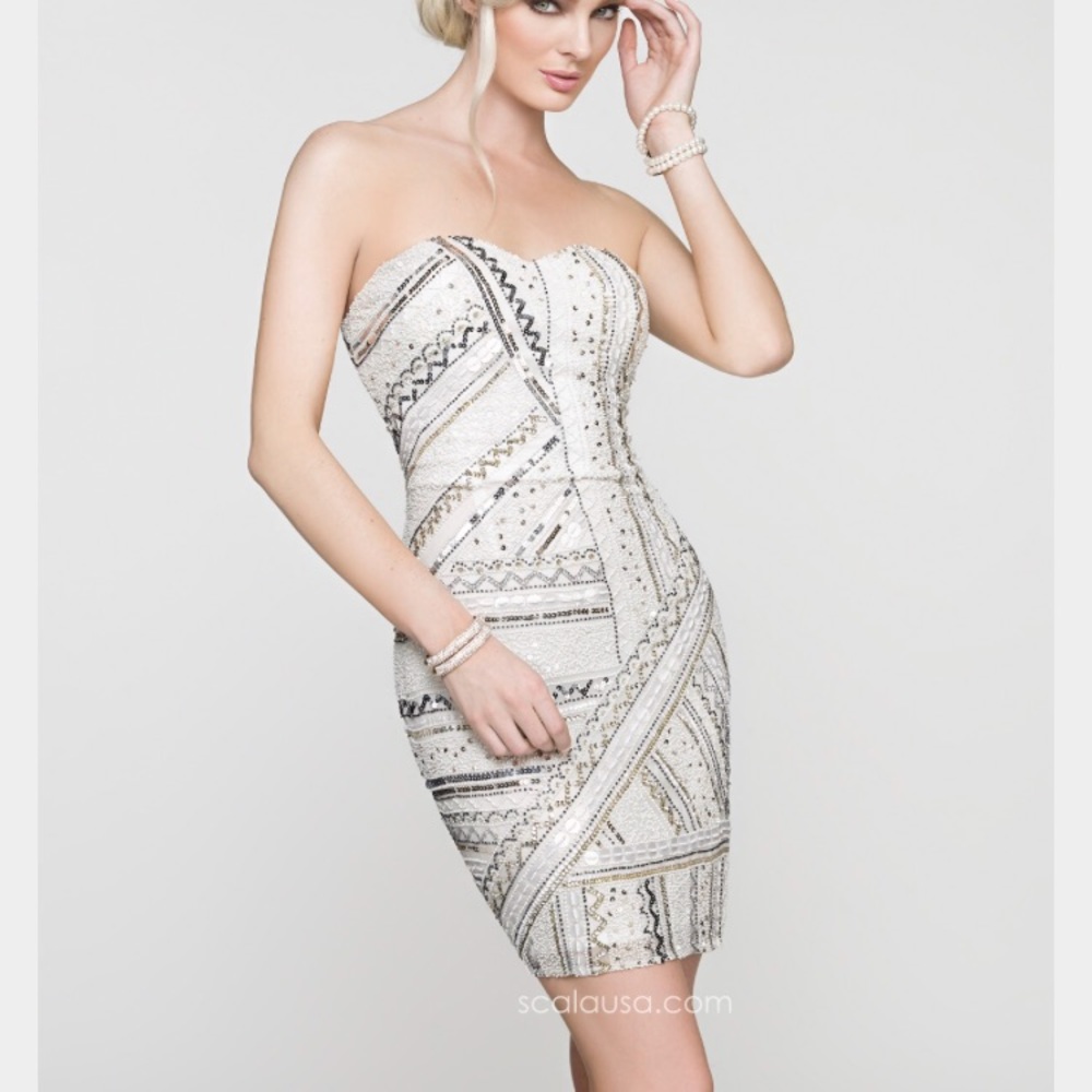 NWT strapless SCALA dress