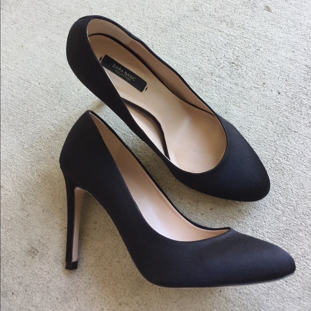 Zara 4" Beautiful Satin Pumps
